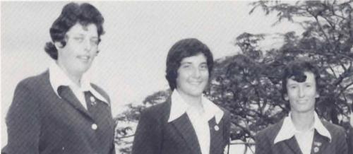 Miss Mary McKenna, Miss Tegwen Perkins, Miss Julia Greenhalgh